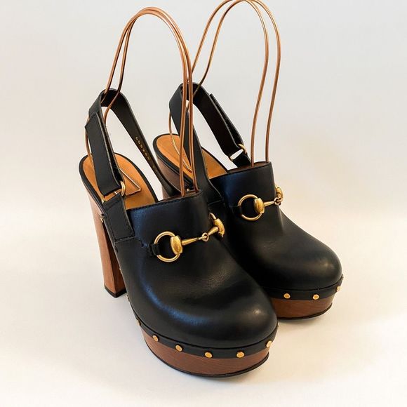 Gucci Horsebit Amstel Platform Mule Leather Clog
Size 37, 7 - Picture 2 of 13
